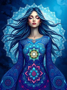 Spirituele balans met geometrische harmonie
