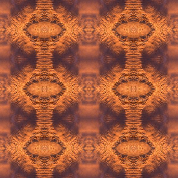Glühend orange Wolkenstruktur als Muster 2 von Adriana Mueller