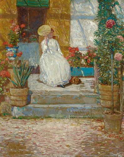 In de zon, Childe Hassam