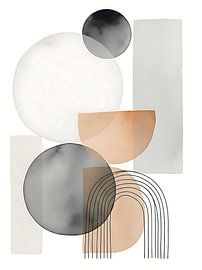 Japandi Geometrische Harmonie von DNArt Gallery's