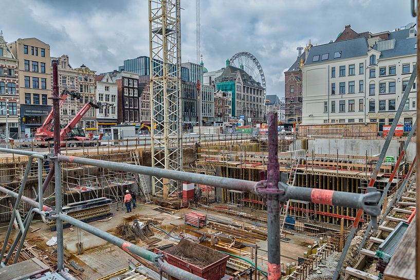 Bouwproject in het Centrum van Amsterdam. von Don Fonzarelli