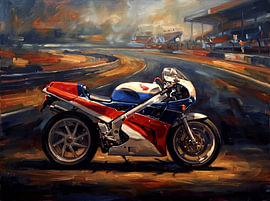Honda RC30 zur goldenen Stunde