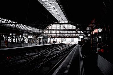 Amsterdam Central Station Platform 2 van Paul Zoetemeijer Fotografie