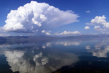 Blauwe lucht van Tina art