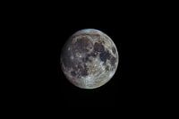 Lune gibbeuse croissante - Troisième version - Couleur Lune