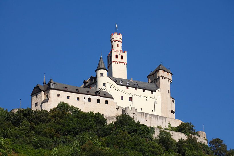 Marksburg , Braubach, Unesco Weltkulturerbe Oberes Mittelrheintal, Rheinland-Pfalz, Deutschland, Eur von Torsten Krüger