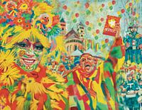 Carnival Maastricht 2022 with Vrijthof and Giant