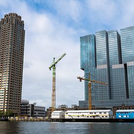 Montevideo and De Rotterdam in Rotterdam (color) von Erwin van Leeuwen