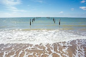 Passerelle dans la mer sur Laura Bosch