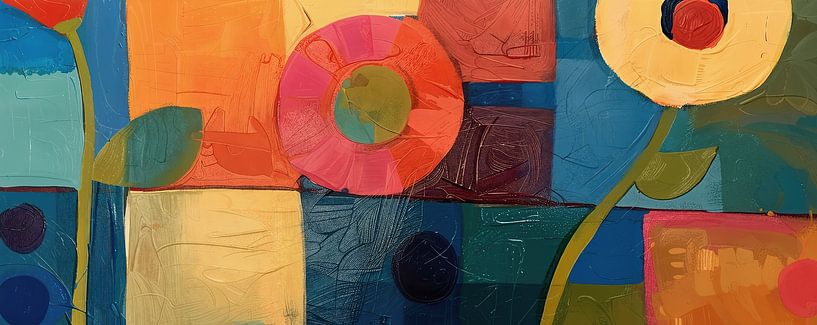Fleurs modernes par Peinture Abstraite