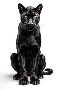 PANTHER: Premium Porträt Fine Art Wandbild
