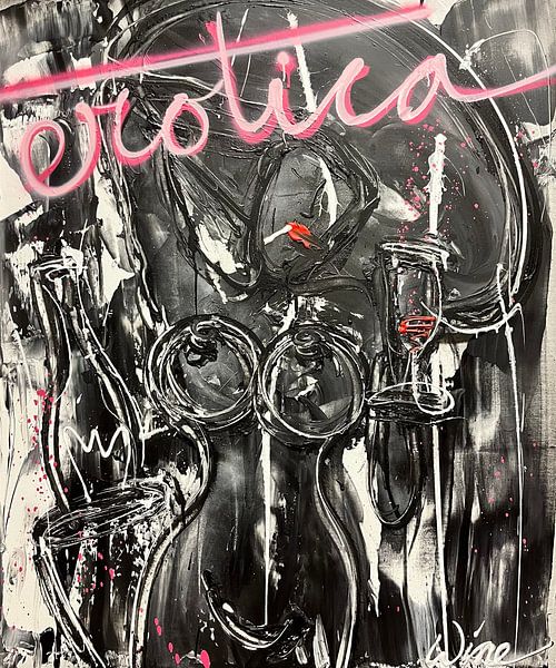Erotica - by Geoffrey Wijn (Wine) by Geoffrey Wijn - WINE ART GALLERY