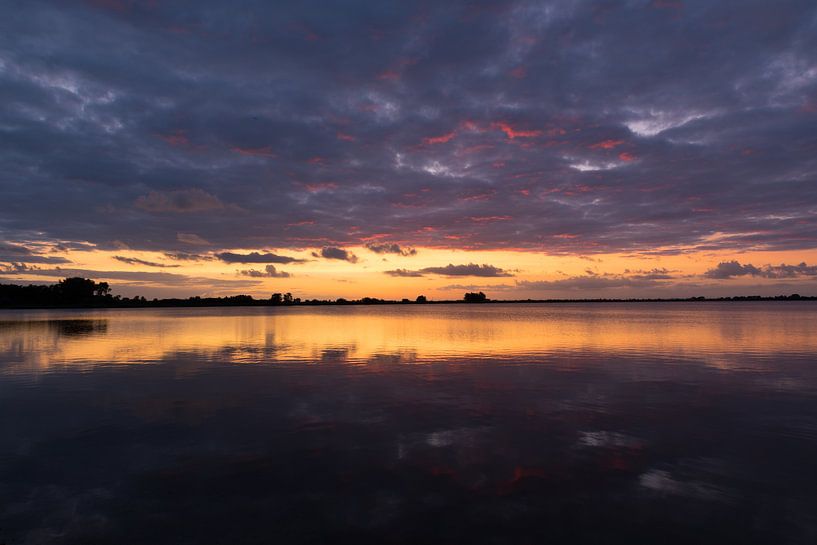 Reeuwijkse Plassen Blaue Stunde von Leo Kramp Fotografie