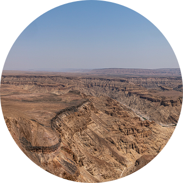 Panoramafoto Fish River Canyon in Namibië, Afrika van Patrick Groß