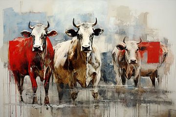 Cow Design 82919 by ARTEO Paintings