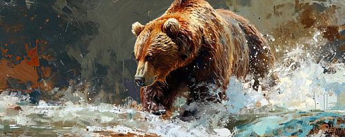 Peinture Impression Ours