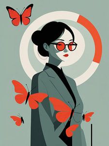 Modern abstract figuur