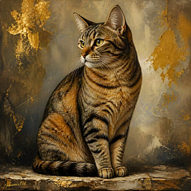 Katzenkunstsammlung – Hauskatze mit kurzem Fell von Johannas Art Creations