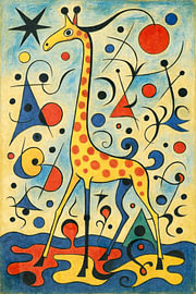 Een bijzondere giraffe van Jutta Maria Pusl
