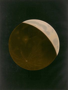 Étienne Léopold Trouvelot, ‘Partial Eclipse of the Moon’ in The Trouvelot Astronomical Drawings Manual, 1882. van Teylers Museum