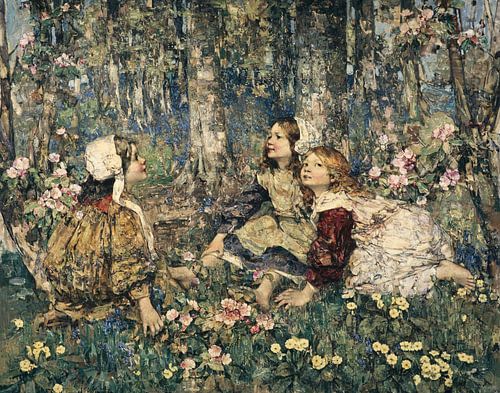 De muziek van het bos, Edward Atkinson Hornel