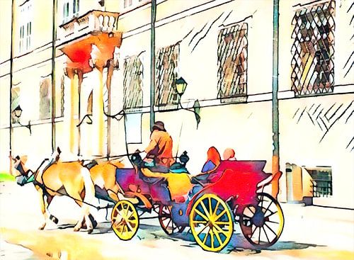 Met de Fiaker door Salzburg