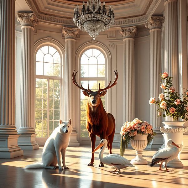 Royal Society - Animals in the Palace by Kleurenrijk