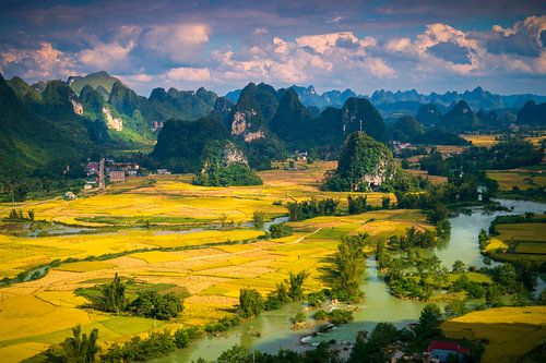 De Phong Nam Vallei, Vietnam