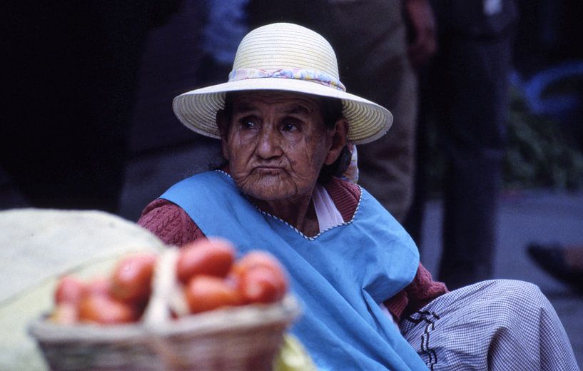 thoughtful beautiful elderly woman by Ignacio Genzo