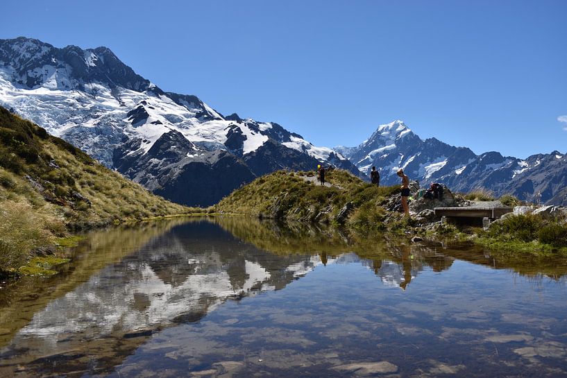 Mt Cook, Nieuw-Zeeland, adembenemend landschap von Sebastiaan van Soest