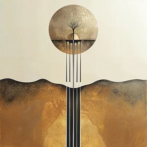 Bauhaus Japandi Abstrakt | Modern abstrakt