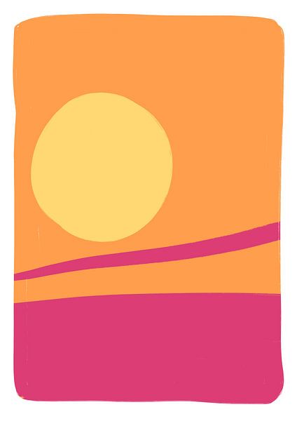 Vibrant Sunset Glow by Athene Fritsch