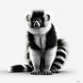 wildlife in black and white by Gelissen Artworks