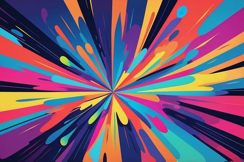 abstract background aurora rainbow