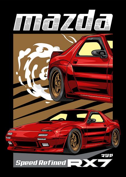 Mazda RX-7 JDM Auto von Adam Khabibi