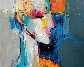 Woman figure by Abstract Painting