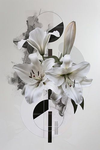 Lys - œuvre d'art floral