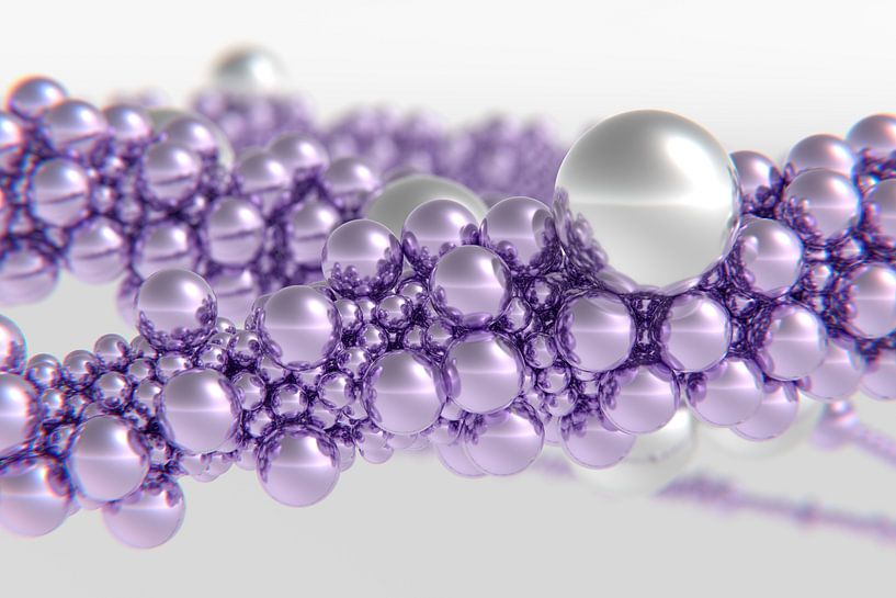 Chrome balls strand by Jörg Hausmann