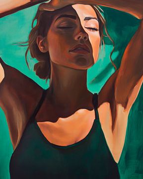 Sunbeams and shadow play by Poster Art Shop