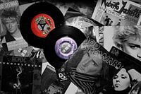 Einzelne schwarz und weiß mit Farbakzent