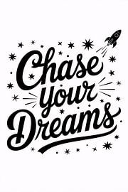 Motivating black-and-white design by Art & Soul Creations