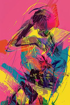 Uitgebreide Abstracte Beweging van ARTEO Schilderijen