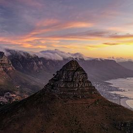 Table Mountain Lionshead Cape Town by Joelle Molenaar