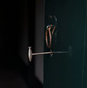 Schlüssel in der Kirchentür in Visvliet