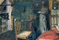 Frau am Fenster, Édouard Vuillard von Meesterlijcke Meesters Miniaturansicht