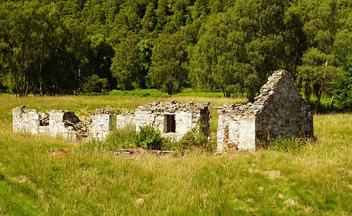 Ruïne in Schotland.