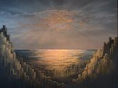 Sonnenuntergang am Meer 3 von Edeltraut K. Schlichting Miniaturansicht