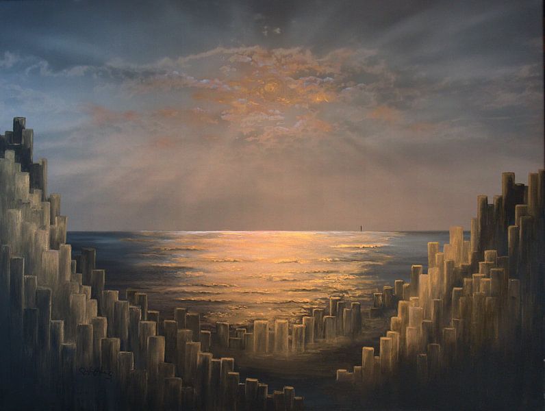 Sonnenuntergang am Meer 3 von Edeltraut K. Schlichting