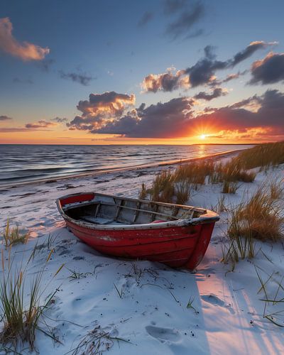 Rouge au crépuscule