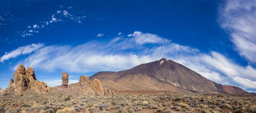 El Teide auf Teneriffa, Spanien. Panoramafoto von Gert Hilbink